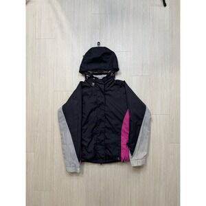 Y2K Pink and Black Snow Jacket Limelight Women's Size Large Winter Coat